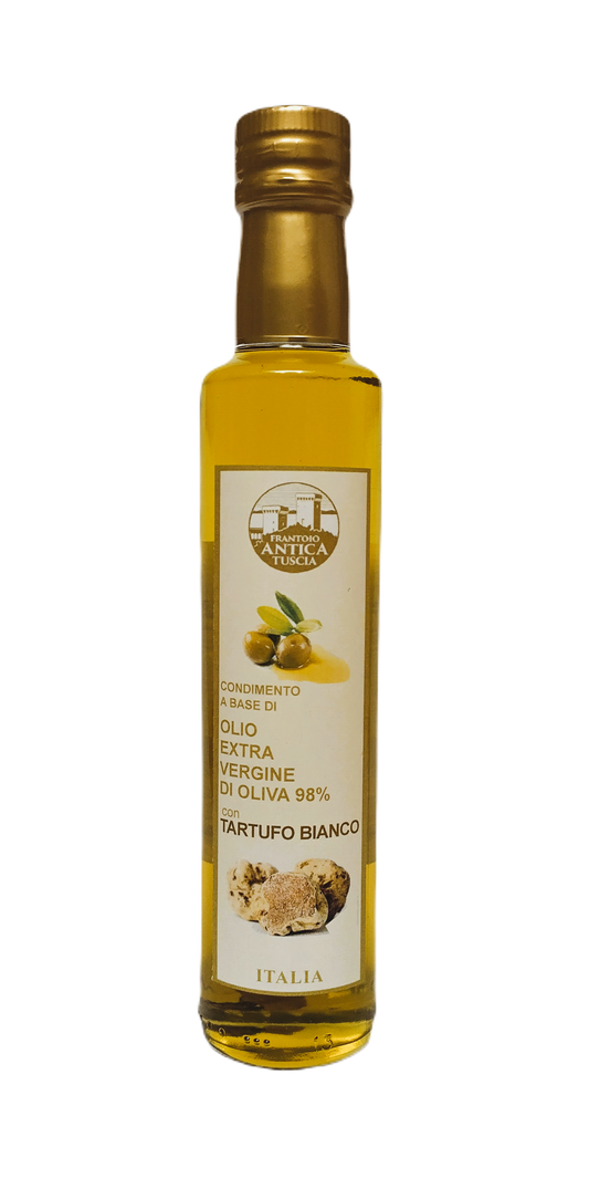 Olijfolie Extra Vergine + Tartufo Bianco - Fles 250 ml
