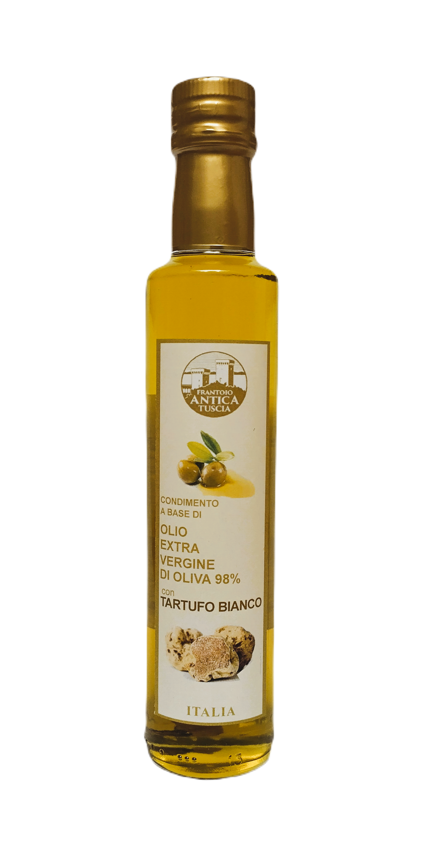 Olijfolie Extra Vergine + Tartufo Bianco - Fles 250 ml