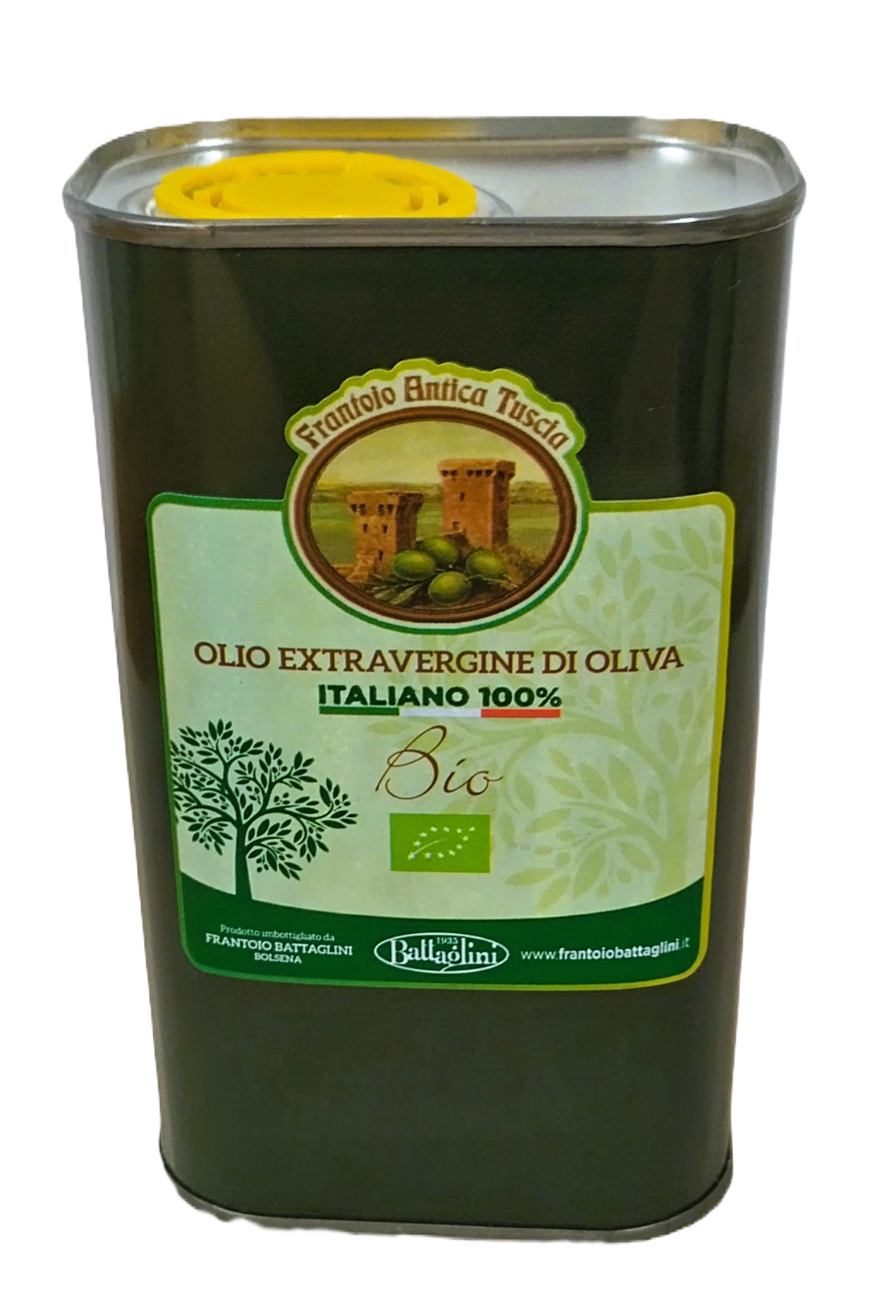 Organic Extra Virgin Tuscia - Can 0.5 liters