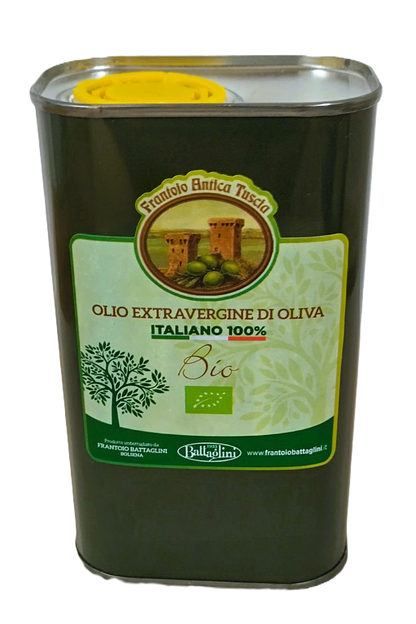 Organic Extra Virgin Tuscia - Can 0.5 liters