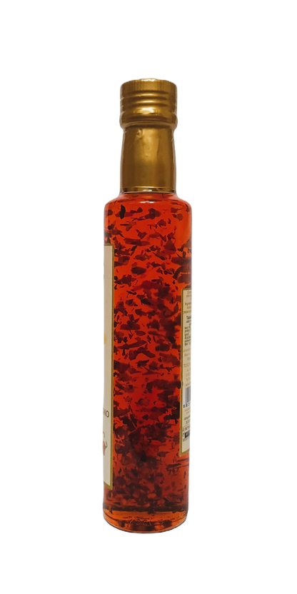 Olijfolie Extra Vergine + Peperoncino - Fles 250 ml