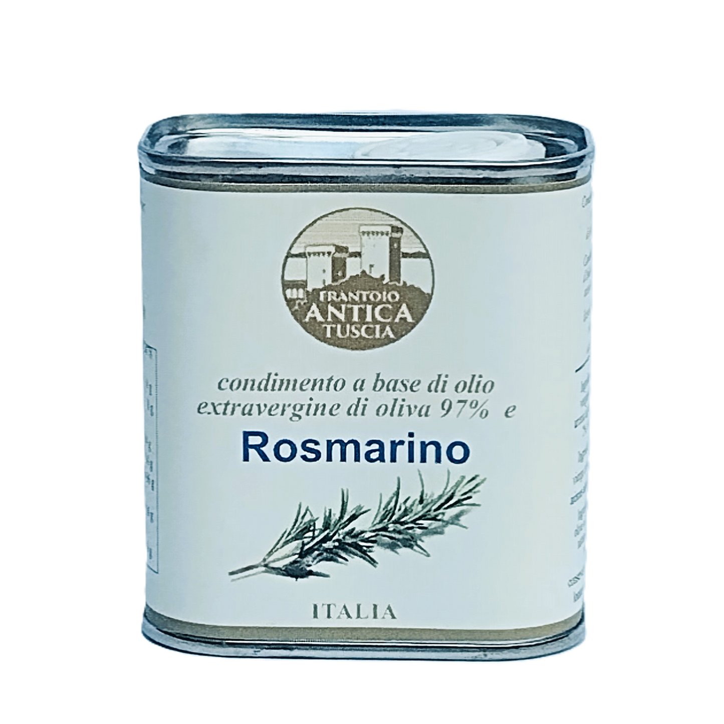 Olijfolie Extra Vergine + Rosmarino - Blik 150 ml