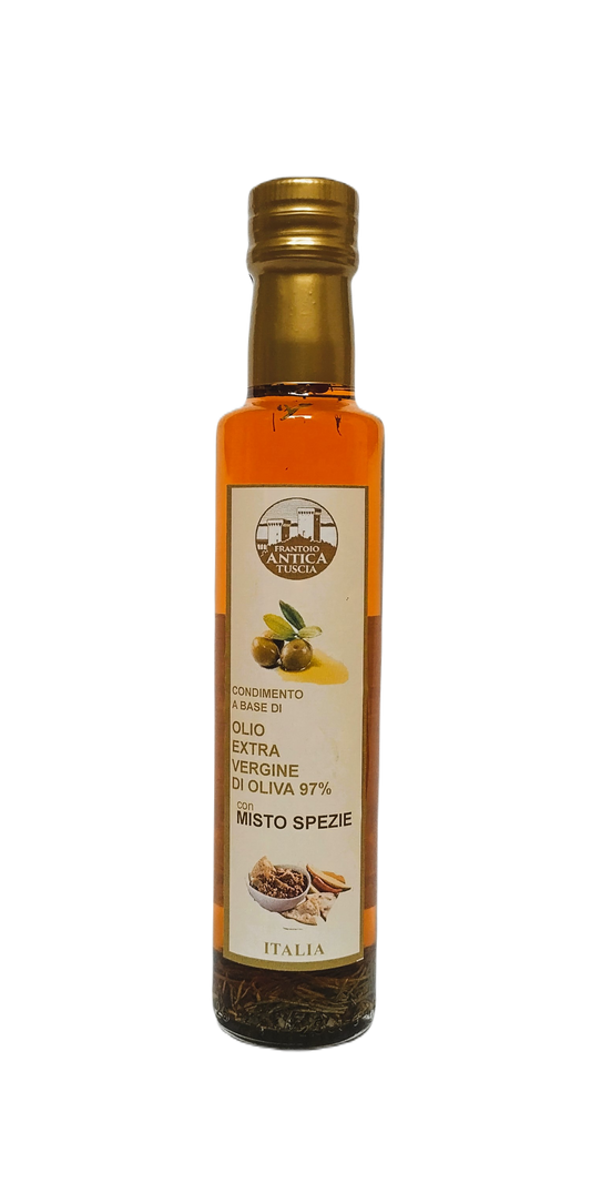 Olivenöl Extra Virgin + Misto Spezie - Flasche 250 ml