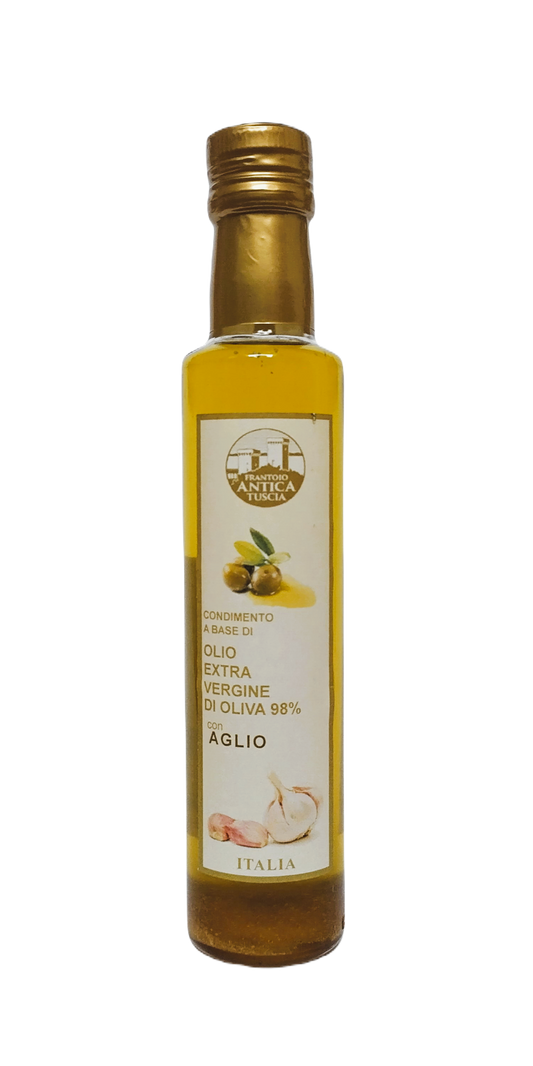 Olivenöl Extra Vergine + Aglio - Flasche 250 ml
