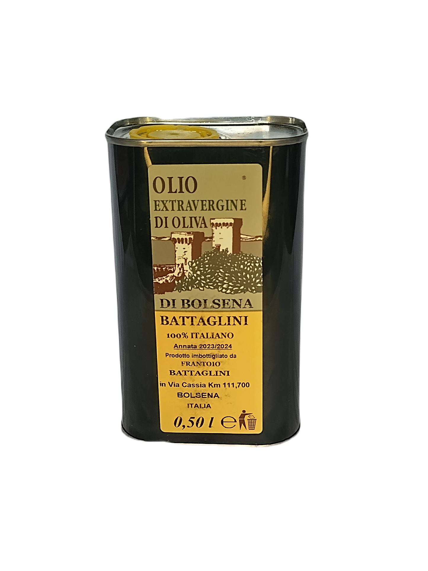 Olijfolie Extra Vergine di Bolsena - Blik 500 ml