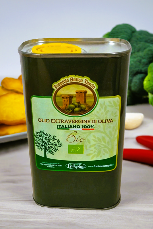 Tuscia-Extra Vergine Olijfolie-Biologisch-in blik