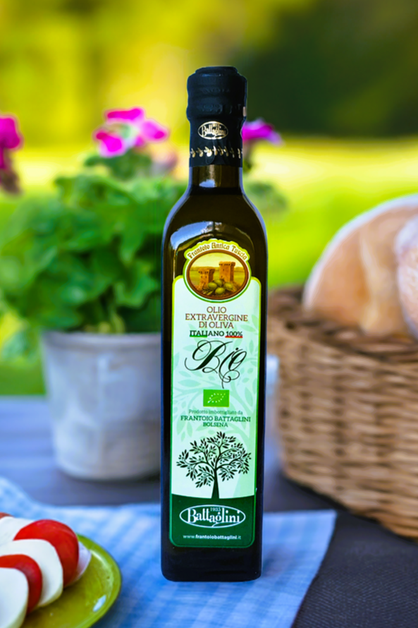 Tuscia-Natives Olivenöl Extra-Bio-in Flasche
