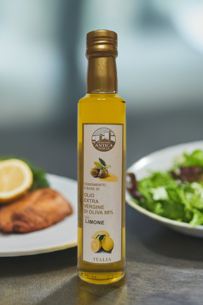Olijfolie Extra Vergine + Limone - Fles 250 ml
