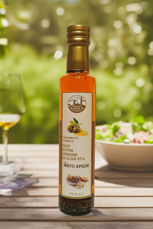 Olivenöl Extra Virgin + Misto Spezie - Flasche 250 ml