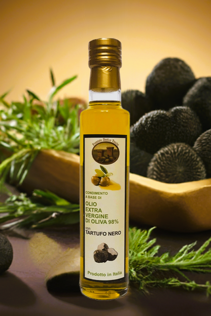 Olijfolie Extra Vergine + Tartufo Nero - Fles 250 ml